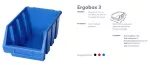 PATROL ERGOBOX 3 NIEBIESKI 170 x 240 x 126
