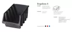 PATROL ERGOBOX 4 CZERWONY 204 x 340 x 155