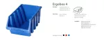 PATROL ERGOBOX 4 NIEBIESKI 204 x 340 x 155