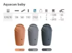 PROSPERPLAST POJEMNIK NA DESZCZÓWKĘ 210L CEGŁA AQUACAN BABY