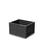 PROSPERPLAST WARZYWNIAK-RABATA OGRODOWA BASE PLANET 75,6x61,8x46cm ANTRACYT