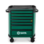 SATA WÓZEK WARSZTATOWY 7-SZUF. ST95113G PRO ZIELONY 299cz.