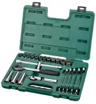 SATA ZESTAW KLUCZY   25el. NASADOWYCH 1/2"  6/12- KĄTNE