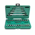 SATA ZESTAW KLUCZY TORX 35el 1/4" 3/8" WALIZKA