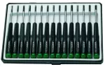 SATA ZESTAW WKRĘTAKÓW PRECYZYJNYCH 15el PŁASKIE, PHILIPS,TORX,HEX