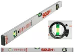 SOLA POZIOMICA ALUMINIOWA AVD  80 80cm Z REGULOWANYM KĄTOMIERZEM