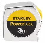 STANLEY MIARA ZWIJANA  3mx12,7mm POWERLOCK CHROM KARTA