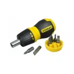 STANLEY WKRĘTAK MULTIBIT Z/G KRÓTKI + 7KOŃC.
