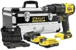 STANLEY WKRĘTARKA V20 SFMCD715D2F 60Nm 2x2,0Ah +50ACC SKRZYNIA METAL ...