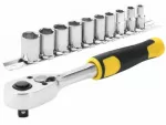 STANLEY ZESTAW KLUCZY  11el. 1/2" +GRZECHOTKA