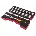 STANLEY ZESTAW KLUCZY  20el.  1/2" WKŁADKA PIANKOWA DO T-STACK