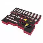 STANLEY ZESTAW KLUCZY  38el. 3/8" WKŁADKA PIANKOWA DO T-STACK