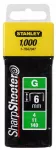 STANLEY ZSZYWKI G  6mm 1000