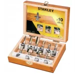 STANLEY FREZY ZESTAW 10szt. TRZPIEŃ 8mm