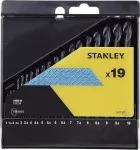 STANLEY WIERTŁA ZESTAW DO METALU 19szt. 1-10 mm