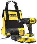 STANLEY ZESTAW V20 SFMCK213D2S (SFMCD711 + SFMCE500) 2x2,0Ah TORBA