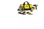 STANLEY ZESTAW V20 SFMCK465D2T (SFMCD711 + SFMCS600) 2x2,0Ah TORBA
