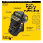 STANLEY LASER LINIOWY 360 FATMAX X3 ZIELONY Li-ION 35m......