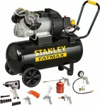 STANLEY KOMPRESOR OLEJOWY  50L  FMXCM0083E DV2  FATMAX CZARNY 400/10/50 + ZESTAW LAKIERNICZY