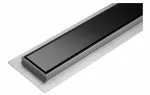 FALA ODPŁYW LINIOWY WET DRY BLACK GLASS 80 CM