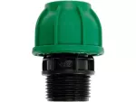 FLO ZŁĄCZKA DO RUR PE GZ 25mm x  1" DO INSTALACJI WODNYCH..