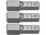 STHOR KOŃCÓWKI HEX H8x25mm /3szt....