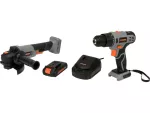STHOR SZLIFIERKA 20V + WKRĘTARKA 20V 26Nm   1x2,0Ah