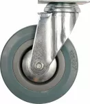 VOREL KOŁO SKRĘTNE SZARA GUMA  125mm
