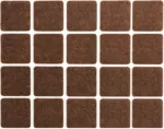VOREL PODKŁADKI FILCOWE 20x20mm BRĄZ...
