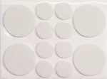 VOREL PODKŁADKI FILCOWE MIX20/38mm BIAŁE ...