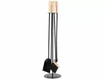 VOREL ZESTAW NARZĘDZI DO KOMINKA 4 elem. STOJĄCY...
