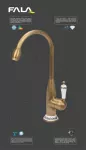 FALA BATERIA ZLEWOZMYWAKOWA RETRO BRONZE 2