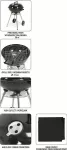 LUND GRILL OGRODOWY OKRĄGŁY Z POKRYWĄ 54cm