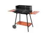 LUND GRILL WĘGLOWY Z PÓŁKAMI RUSZT 53x33cm