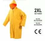 VOREL PŁASZCZ ŻÓŁTY PVC  XXL