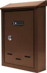 VOREL SKRZYNKA NA LISTY 285x200x60mm BRĄZ