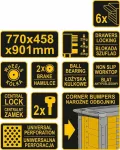 VOREL WÓZEK WARSZTATOWY 6-SZ