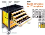 VOREL WÓZEK WARSZTATOWY 6-SZ.+177szt. NARZĘDZI