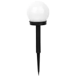 VOLTENO LAMPKA SOLARNA PLASTIK KULA  10cm BIAŁA