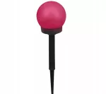 VOLTENO LAMPKA SOLARNA PLASTIK KULA  10cm CZERWONA