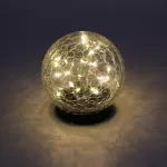 VOLTENO LAMPKA SOLARNA PLASTIK KULA  10cm SOLE
