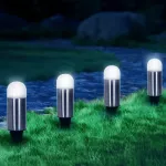 VOLTENO LAMPKA SOLARNA STAL NIERDZEWNA REZUS
