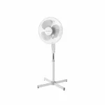 VOLTENO WENTYLATOR PODŁOGOWY BIAŁY+ PILOT 40cm PODSTAWA KRZYŻAK