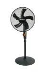 VOLTENO WENTYLATOR PODŁOGOWY CZARNY 40cm PODSTAWA OKRĄGŁA