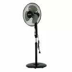 VOLTENO WENTYLATOR PODŁOGOWY CZARNY+ PILOT 40cm PODSTAWA KOŁO