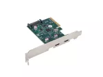 KARTA PCI EXPRESS X1->2X USB-C 3.2 GEN 2X1 LANBERG ŚLEDŹ LOW PROFILE