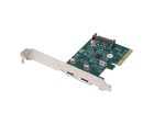 KARTA PCI EXPRESS X1->2X USB-C 3.2 GEN 2X1 LANBERG ŚLEDŹ LOW PROFILE