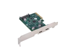 KARTA PCI EXPRESS X1->2X USB-C 3.2 GEN 2X1 LANBERG ŚLEDŹ LOW PROFILE