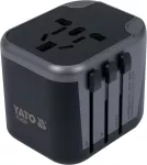 YATO ADAPTER PODRÓŻNY UNIWERSALNY  2xUSB 12W...