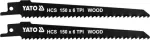 YATO BRZESZCZOT DO DREWNA HCS150mm 6TPI 2szt ...